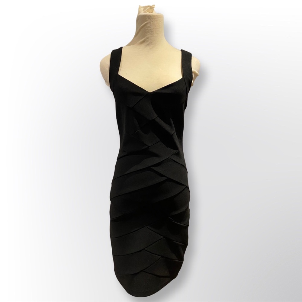 Black bandage dress